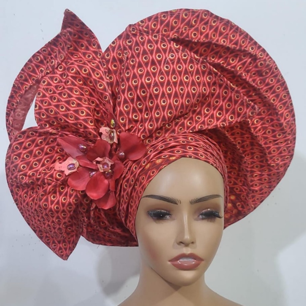 Designer Rare Elegant Classy One Of A Kind Hand Made Head-wrap


GEL2 0326